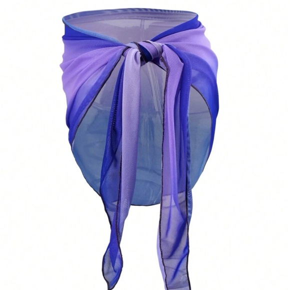 NWT Swim Summer Beach
Ombre Knot Side Cover Up Skirt - Picture 4 of 7